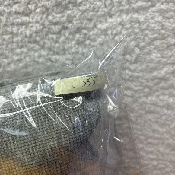 Polo Ralph Lauren Shirt Mens Large Gray Thermal Waffle Knit Long Sleeve Golf Fit - Picture 11 of 11